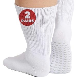 ✨️2 Pack✨️ Mens Extra Wide Non Slip Diabetic Socks